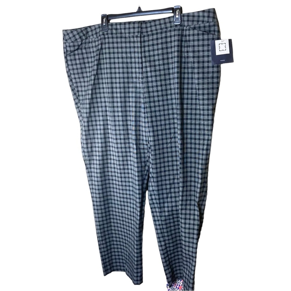 Liz Claiborne NWT Jackie Pants Size 22 Plaid‎
